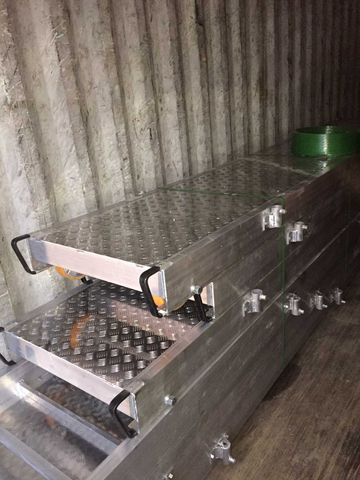 3m 4m 6m Marineboot-Gerüst-Aluminiumplanken-Laufsteg-Brett