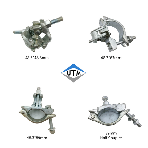 Gesenkgeschmiedete amerikanische Doppelkupplung für Gerüste nach EN74-Standard