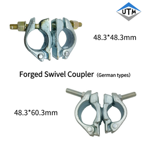 BS1139 48,3 mm feuerverzinkter Q235 deutscher Drehkupplungstyp