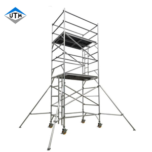 OEM tragbarer 3M-15m-Gerüst mobiler Aluminium-Gerüstturm mit Zaubernden