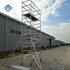 OEM tragbarer 3M-15m-Gerüst mobiler Aluminium-Gerüstturm mit Zaubernden