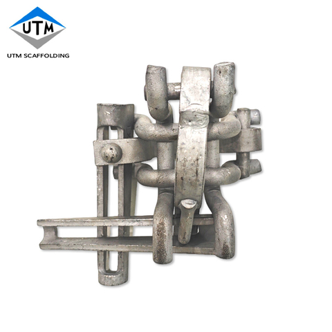 Keilförmige Doppelkupplung für Gerüste, Van-Theil-Typ, doppelte rechtwinklige Klemme