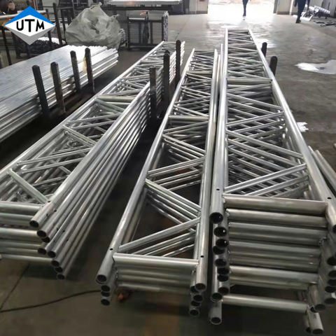 Bau 400 mm Breite Fachwerksystem Gerüstträger Aluminiumgitterträger